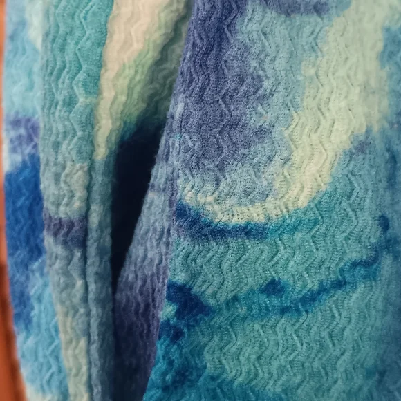 Lularoe Aerial Blue Tie Dye 3xl Tiered Dress EUC!!!! - Picture 5 of 7